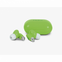 Misik Audífonos Intrauriculares con Micrófono MH609G, Inalámbrico, Bluetooth, Verde 