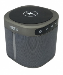 Misik Bocina Portátil MS200, Bluetooth, Inalámbrico, USB, Negro 