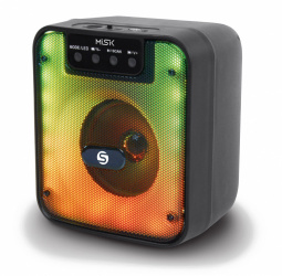 Misik Bocina MS234, Bluetooth, Alámbrico/Inalámbrico, USB-A, Negro 