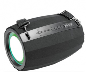 Misik Bocina Portátil MS278, Bluetooth, Alámbrico/Inalámbrico, 16W, Negro 