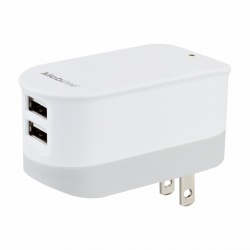 Mobifree Cargador de Pared MB-923361, 65W, 12V, 2 x USB-A  