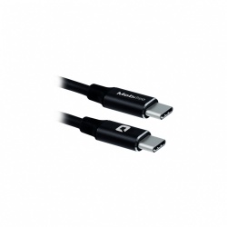 Mobifree Cable USB C Macho - USB C Macho, 1 Metro, Negro 