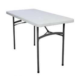 Modamob Mesa Plegable HM-RF152, 76cm x 76cm, Blanco  