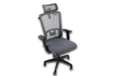 Modamob Silla Kioto, Respaldo con Rejilla, Negro 