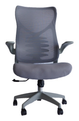 MODAMOB Silla Ejecutiva MC858W, Respaldo de Malla, Gris 