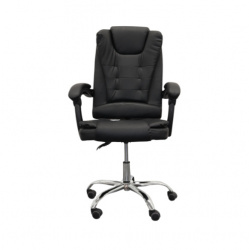 Modamob Silla OC707, Respaldo acolchado, Negro 