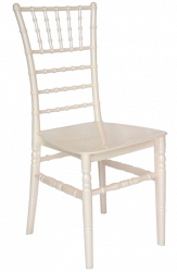 Modamob Silla Tiffany, Respaldo con rejilla, Blanco 