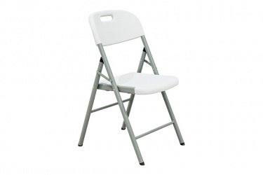 Modamob Silla Plegable ZL-D52, Plástico, Blanco 