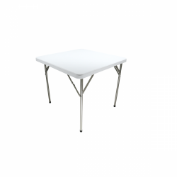 MODAMOB Mesa Plegable ZL-F86, 86 x 86cm, Blanco 