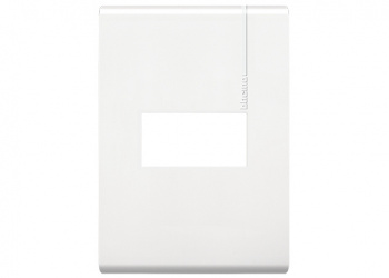 Modus Pro Placa de Pared E5N1PTL, 1 Puerto, Blanco 