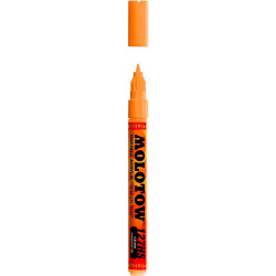Molotow Marcador Acrílico One4All 127HS-CO, 1.5mm, Rellenable, Neon Orange Fluorescent No.218 