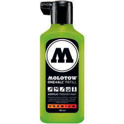 Molotow Pintura Acrílica para Arte One4All Refill, 180ml, Grasshopper, No. 221 