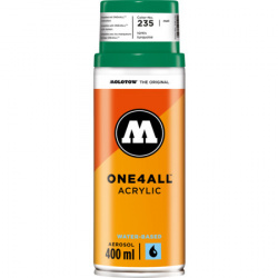 Molotow Spray Acrílico One4All a Base de Agua, 400ml, Mate, Turquesa 