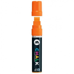 Molotow Marcador de Tiza Líquida Chalk, 15mm, Rellenable, Neon Orange No.007 