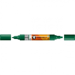 Molotow Marcador Acrílico One4All Twin, 1.5/4mm, Mr. Green No.096 