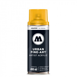 Molotow Spray Acrílico Premium, 400ml, Mate-Satinado, Señal Blanca 