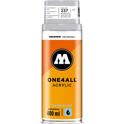 Molotow Spray Acrílico One4All, 400ml, Mate, Gris Azulado Claro 
