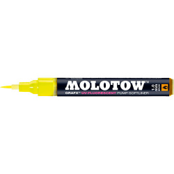 Molotow Marcador Acuarelable Softliner Grafx 728, 1mm, Yellow Fluorescent 