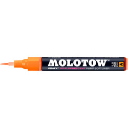 Molotow Marcador Acuarelable Softliner Grafx 728, 1mm, Orange Fluorescent 