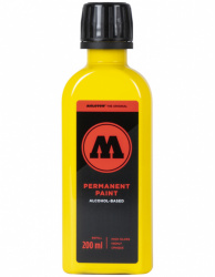 Molotow Pintura Base de Alcohol para Arte Permanent Paint Refill, 200ml, Amarillo Zinc, No. 121 