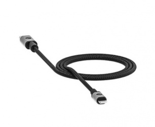 Mophie Cable de Carga Rápida USB C Macho - Lightning Macho, 1 Metro, Negro, para iPhone/iPad 