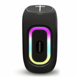 Moreka Bocina Portátil KA-398, Bluetooth, Inalámbrico, 16W RMS, Negro - Resistente al Agua 
