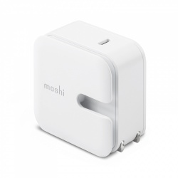 Moshi Cargador de Pared Rewind C, 30W, 1x USB-C, Blanco 
