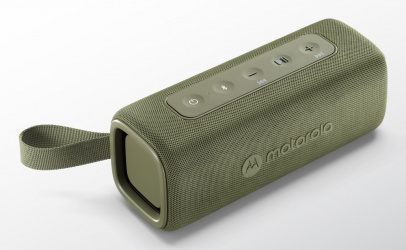 Motorola Bocina Portátil ROKR600 BT, Bluetooth, Inalámbrico, USB-C, 30W, Verde - Resistente a Polvo/Agua 