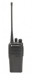 Motorola Radio Análogo Portátil DEP 450 VHF, 32 Canales, 136-174 MHz, Negro 