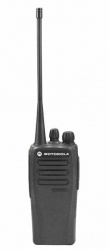 Motorola Radio Análogo Portátil DEP 450 UHF, 16 Canales, 136-174 MHz, Negro 