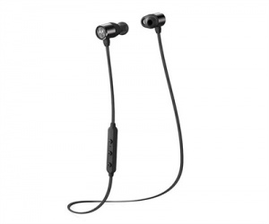 Motorola Audífonos Intrauriculares Deportivos con Micrófono Verve Loop 200, Inalámbrico, Bluetooth, USB, Negro 
