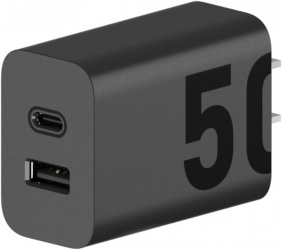 Motorola Cargador de Pared SJMC501U, 50W, 5V, 1 x USB-A 1 x USB-C  
