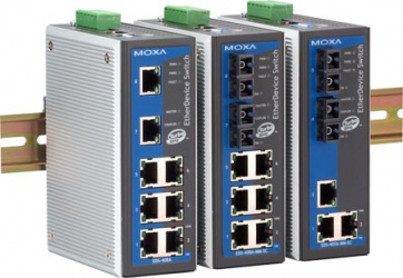 Switch Moxa Fast Ethernet EDS-405A, 5 Puertos 10/100BaseT(X) - Administrable 