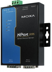 Moxa Controlador para Automatización Nport 5210A, 2 x RS-232, 12- 48V, 