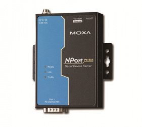 Moxa Servidor Serial Nport P5150A, 1x RJ-45 10/100Mbps, 1x RS-232/422/485, DB9, Negro 