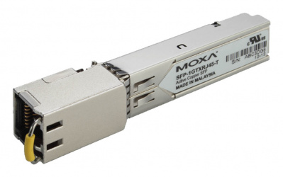 Moxa Módulo Transceptor SFP-1GTXRJ45-T SFP, SFP, 1.000Mbit/s, 100 Metros 
