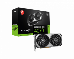 Tarjeta de Video MSI NVIDIA RTX 4070 VENTUS 2X E1, 12GB 192-bit GDDR6X, PCI Express 4.0  