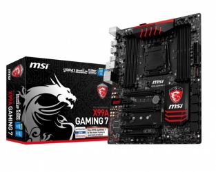 Tarjeta Madre MSI ATX X99A GAMING 7, S-2011-v3, Intel X99, 128GB DDR4 para Intel 