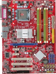 Tarjeta Madre MSI ATX P45 Neo-F, S-775, Intel P45+ICH10, 16GB DDR2, para Intel 