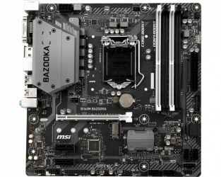 Tarjeta Madre MSI Micro ATX B360M BAZOOKA, S-1151, Intel, HDMI, 64GB DDR4 para Intel ― Compatibles solo con 8va y/o  9va Generación (Revisar modelos aplicables) 