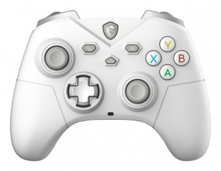 MSI Gamepad Force GC300 Wireless, Alámbrico/Inalámbrico, Bluetooth/RF/USB, Blanco 