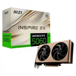 Tarjeta de Video MSI NVIDIA GeForce RTX 5060 INSPIRE 2X OC, 8GB 128-bit GDDR7, PCI Express x16 5.0  