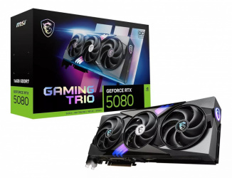 Tarjeta de Video MSI NVIDIA GeForce RTX 5080 GAMING TRIO OC, 16GB 256-bit GDDR7, PCI Express x16 5.0  ― ¡Compra y obtén ARC Raiders Deluxe Edition! Un código por cliente 