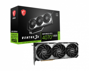 Tarjeta de Video MSI NVIDIA GeForce RTX 4070 Ti SUPER 16G VENTUS 3X, 16GB 256-bit GDDR6X, PCI Express x16 4.0 