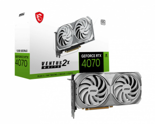 Tarjeta de Video MSI NVIDIA GeForce RTX 4070 VENTUS 2X WHITE 12G OC, 12GB 192-bit GDDR6X, PCI Express 4.0 