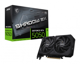 Tarjeta de Video MSI NVIDIA GeForce RTX 5050 SHADOW 2X OC, 8GB 128-bit GDDR6, PCI Express 5.0 