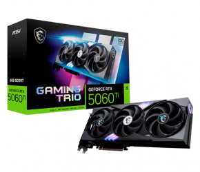 Tarjeta de Video MSI NVIDIA GeForce RTX 5060 Ti GAMING TRIO OC, 8GB 128-bit GDDR7, PCI Express x16 5.0 