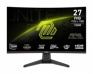 Monitor Gamer Curvo MSI MAG 276CF E20 LCD 27