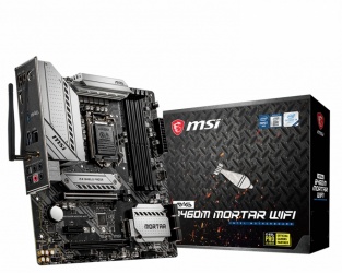 Tarjeta Madre MSI micro ATX MAG B460M MORTAR WIFI, S-1200, Intel B460, HDMI, 128GB DDR4 para Intel ― No es Compatible con Procesadores Intel 11va. Generación 