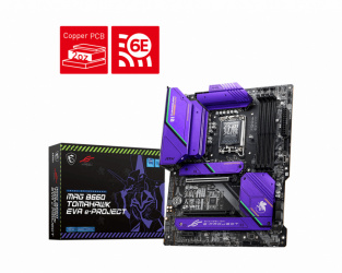 Tarjeta Madre MSI ATX TOMAHAWK EVA e-PROJECT, S-1700, Intel B660, HDMI, 128GB DDR5, para Intel 